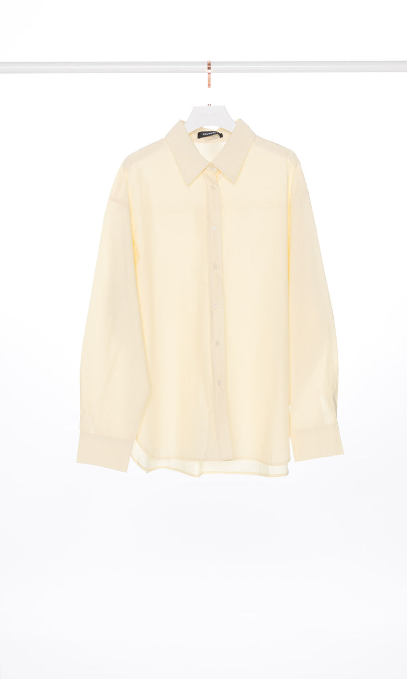 Solid Color Oversized Shirt