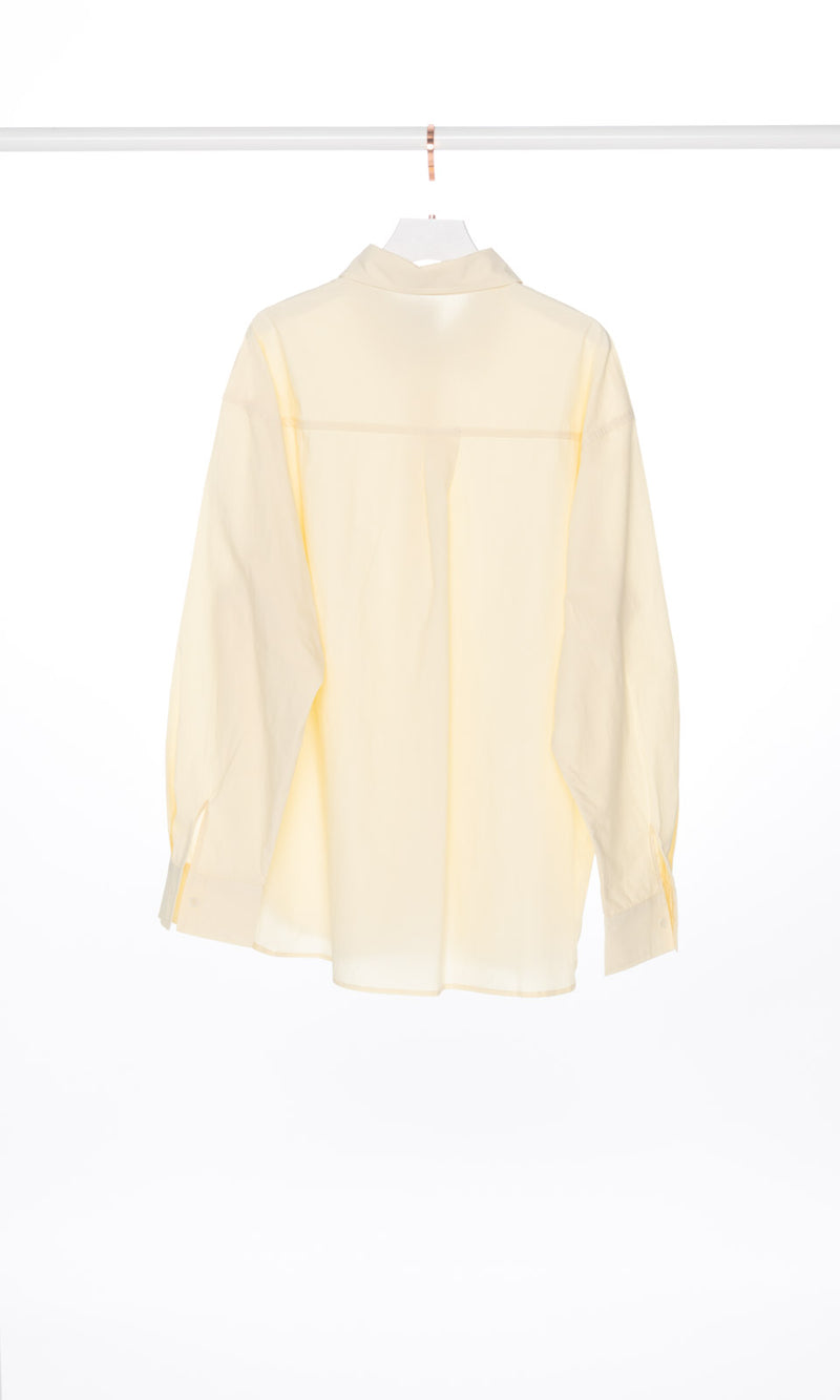 Solid Color Oversized Shirt