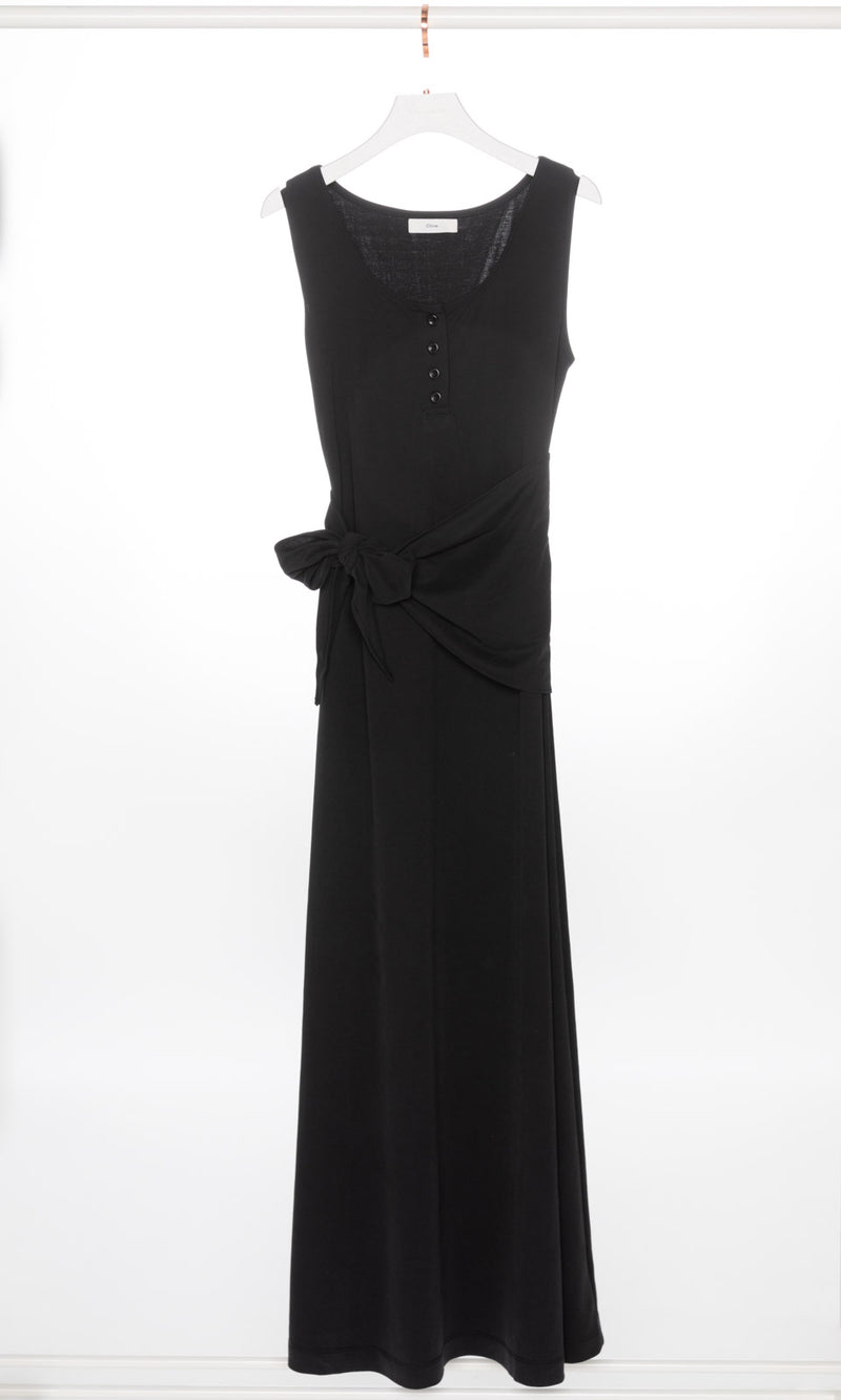 Soft Flare Maxi Tank Dress with Waistband