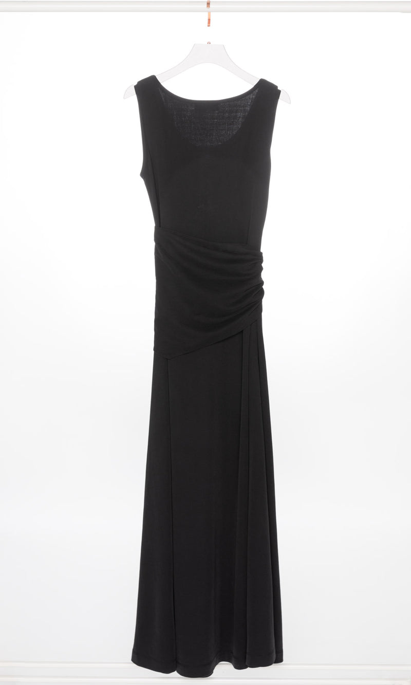 Soft Flare Maxi Tank Dress with Waistband