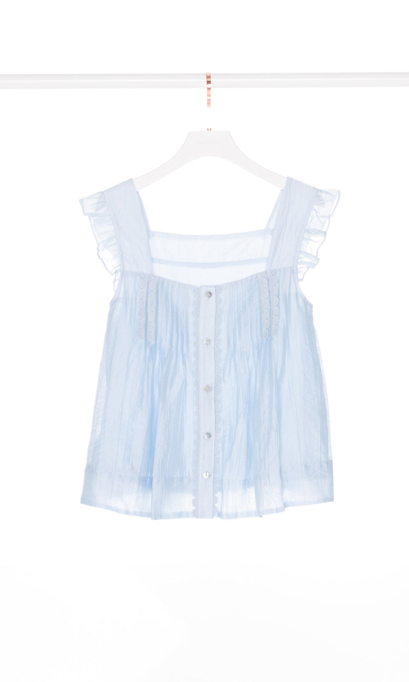 Square Neck Flare Tank | Couturist
