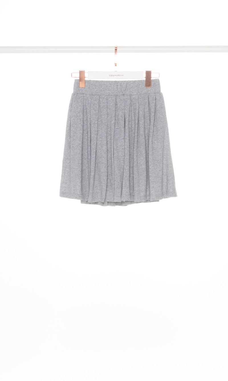 Soft Pleated Mini Skirt
