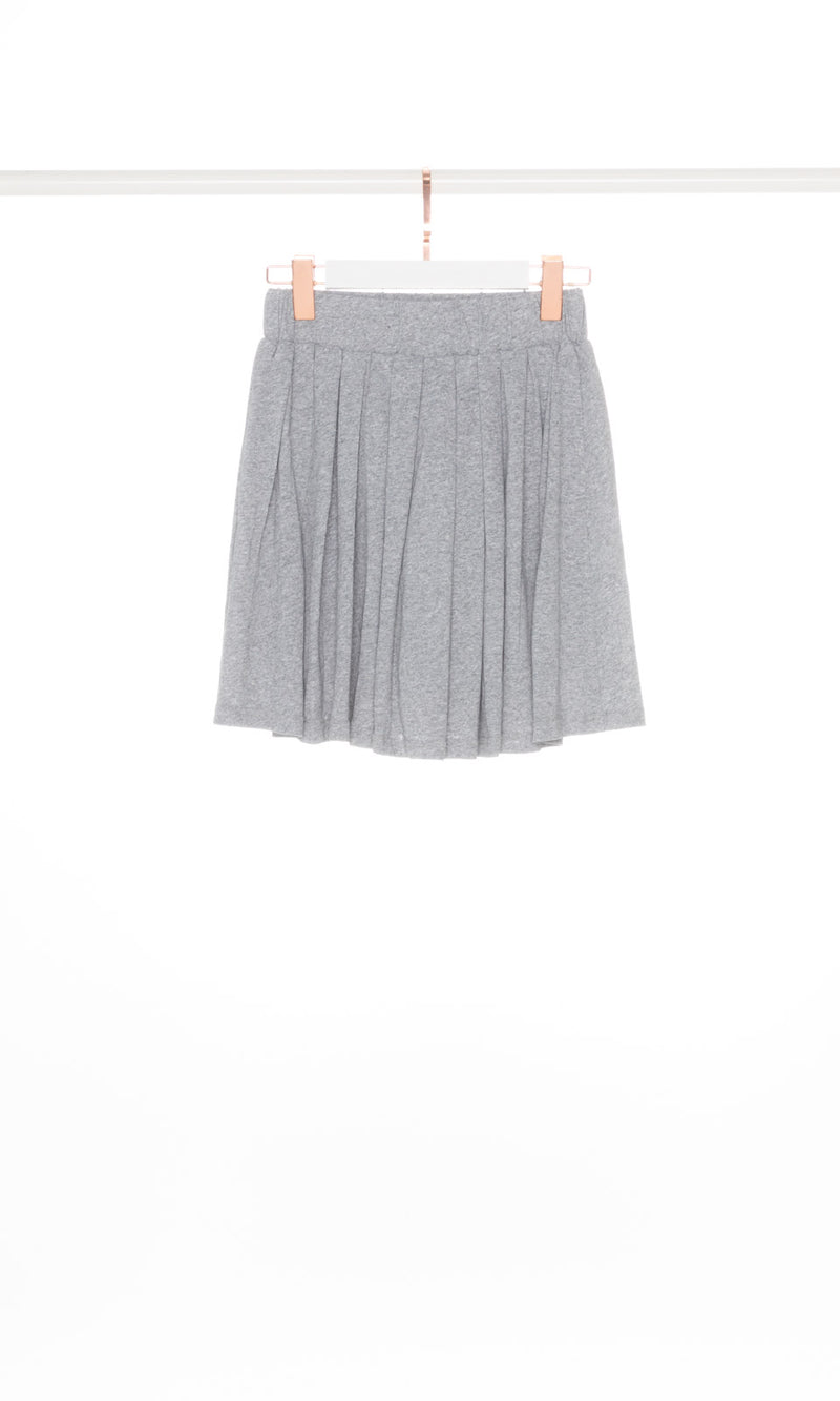 Soft Pleated Mini Skirt