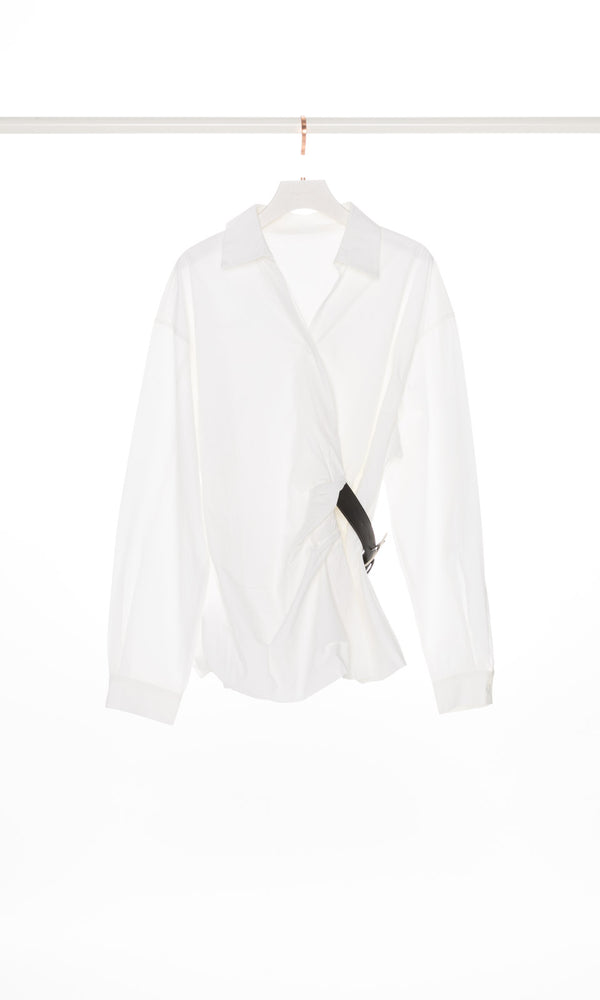 Wrap Around with Belt Shirt