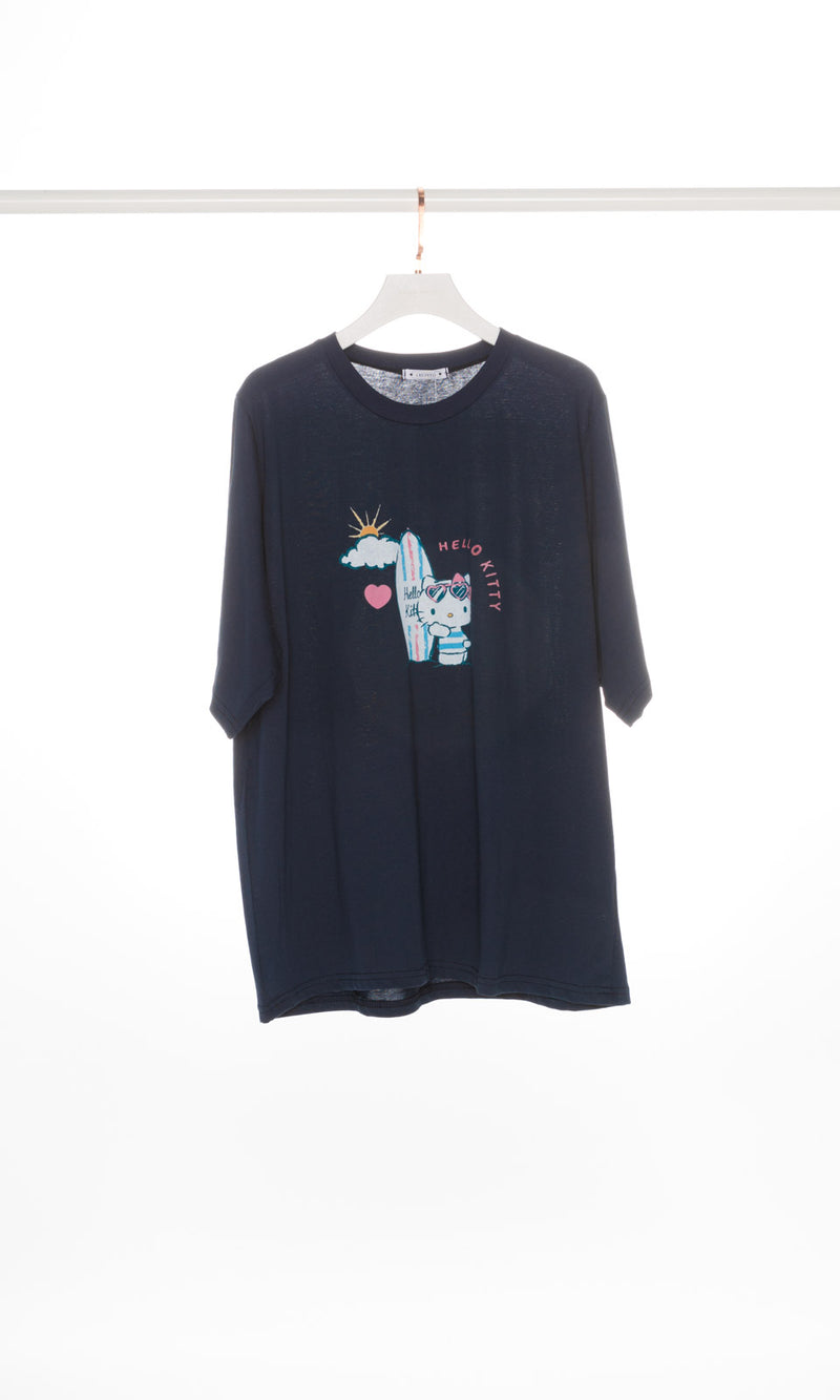 Hello Kitty with Surfboard T-shirt