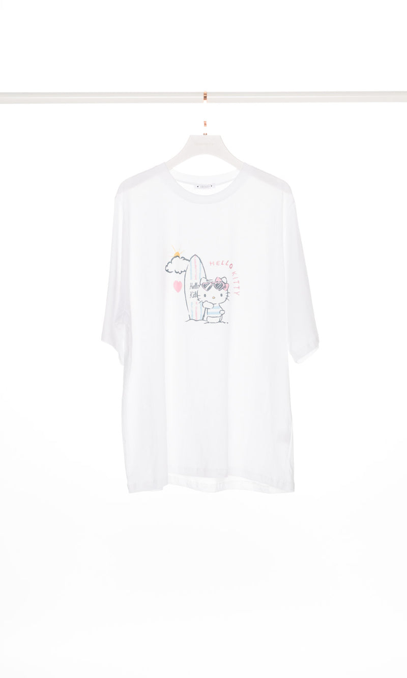Hello Kitty with Surfboard T-shirt