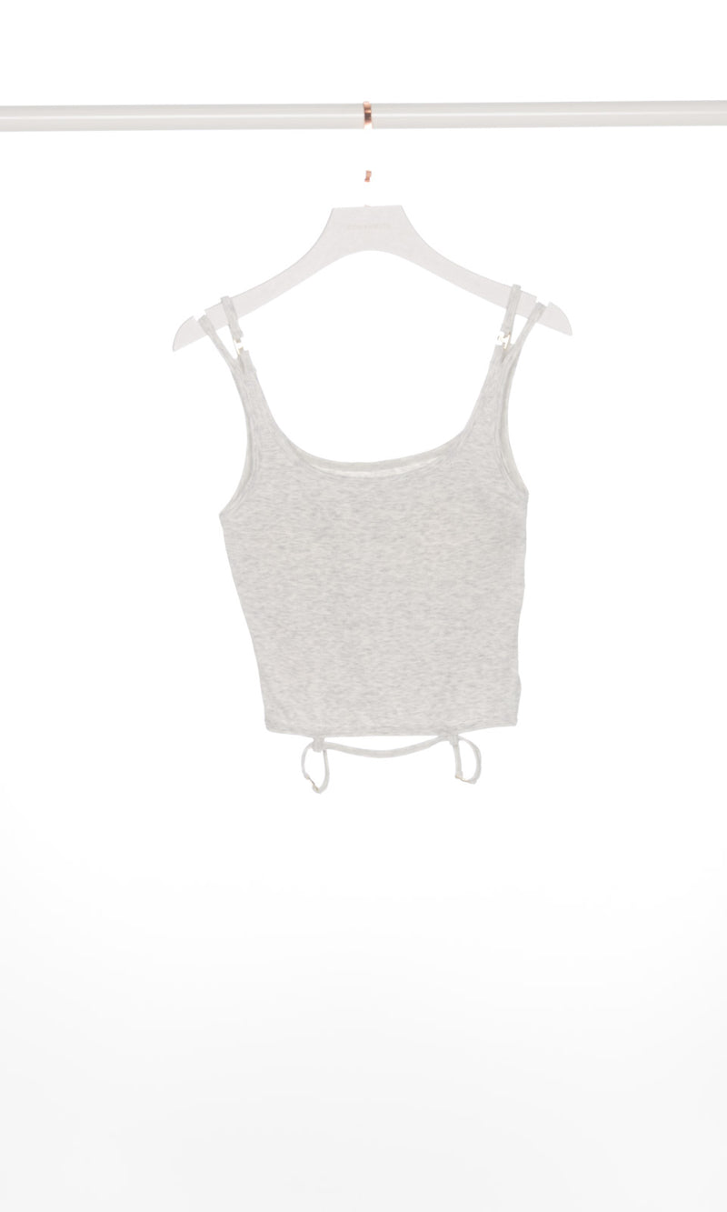 Double Straps U-neck Tank