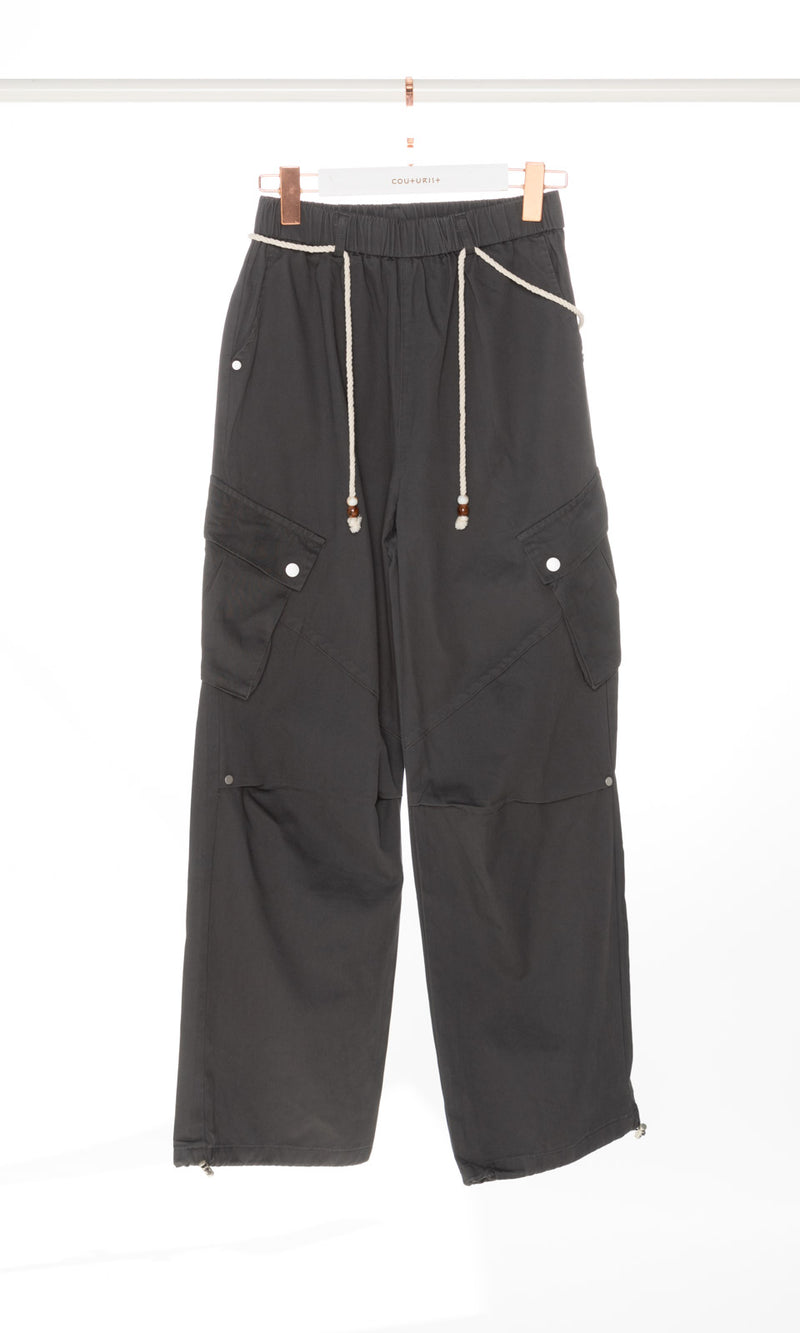 Cargo Pants with White Waist Belt