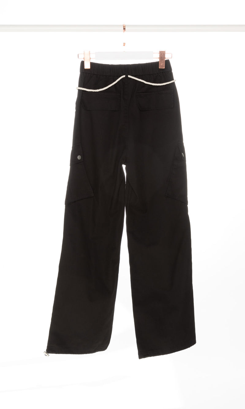 Cargo Pants with White Waist Belt