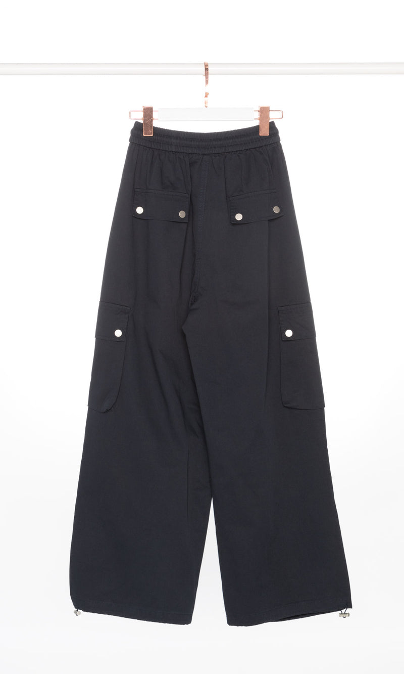 Wide Leg Cargo Pants with Studs