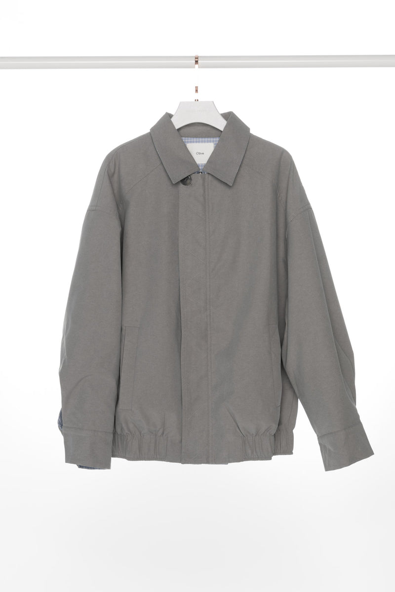 Reversible Zip Up with Collar Jacket