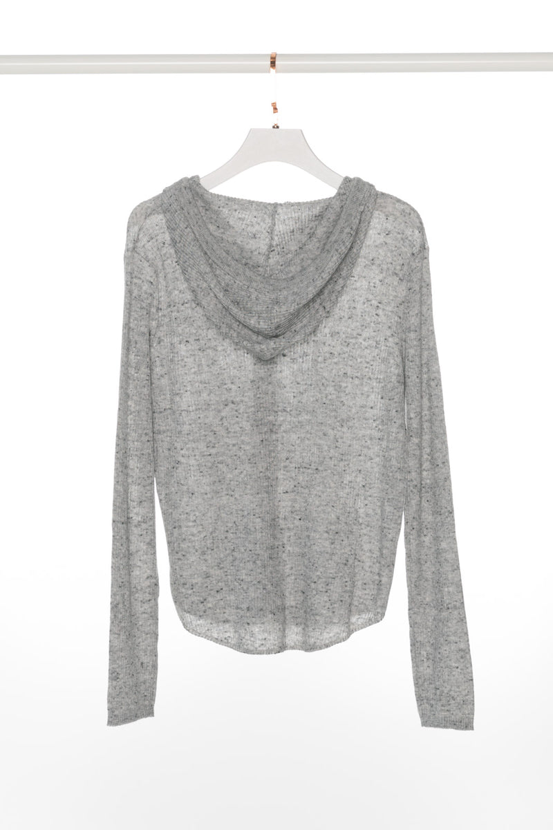 Zip Up Cardigan with Hood