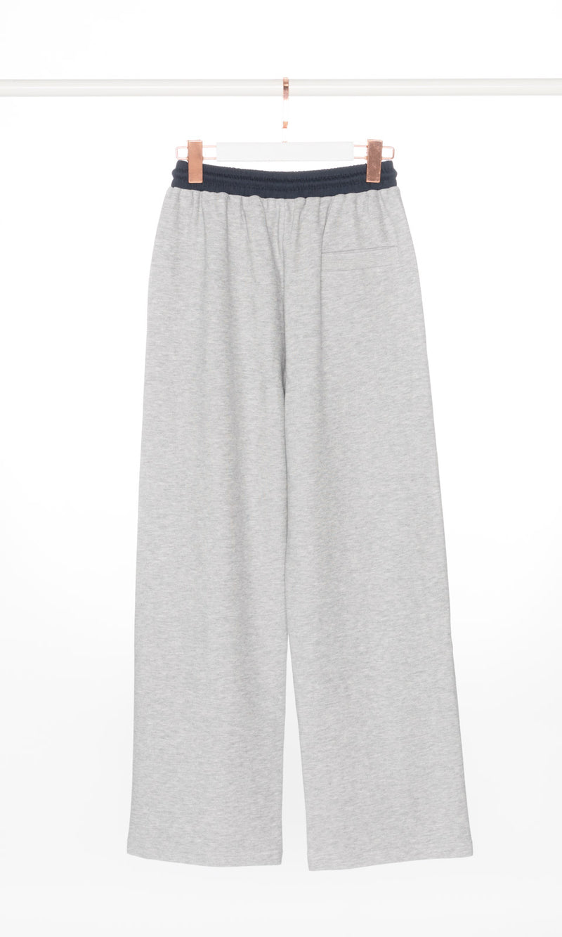Contrasting Waistband Soft Sweatpants