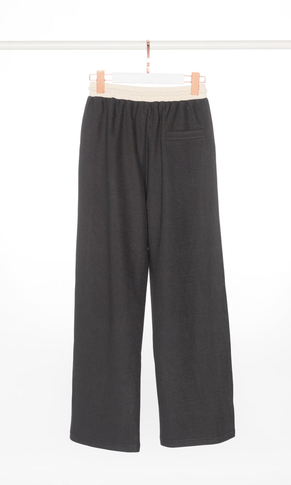 Contrasting Waistband Soft Sweatpants
