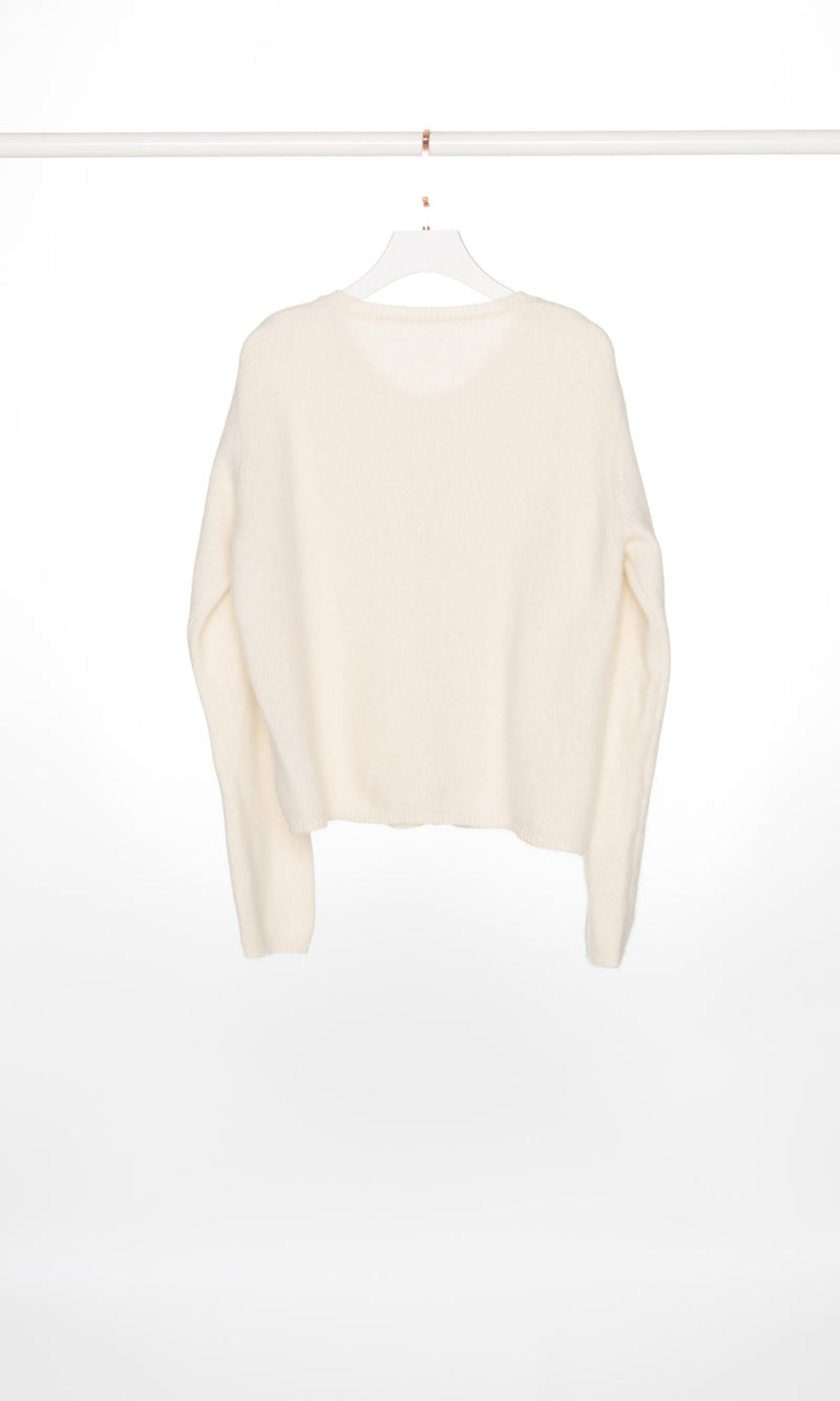 Gold Buttons Knit Cardigan