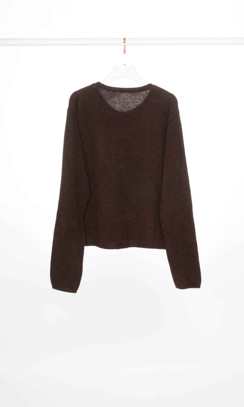 Gold Buttons Knit Cardigan