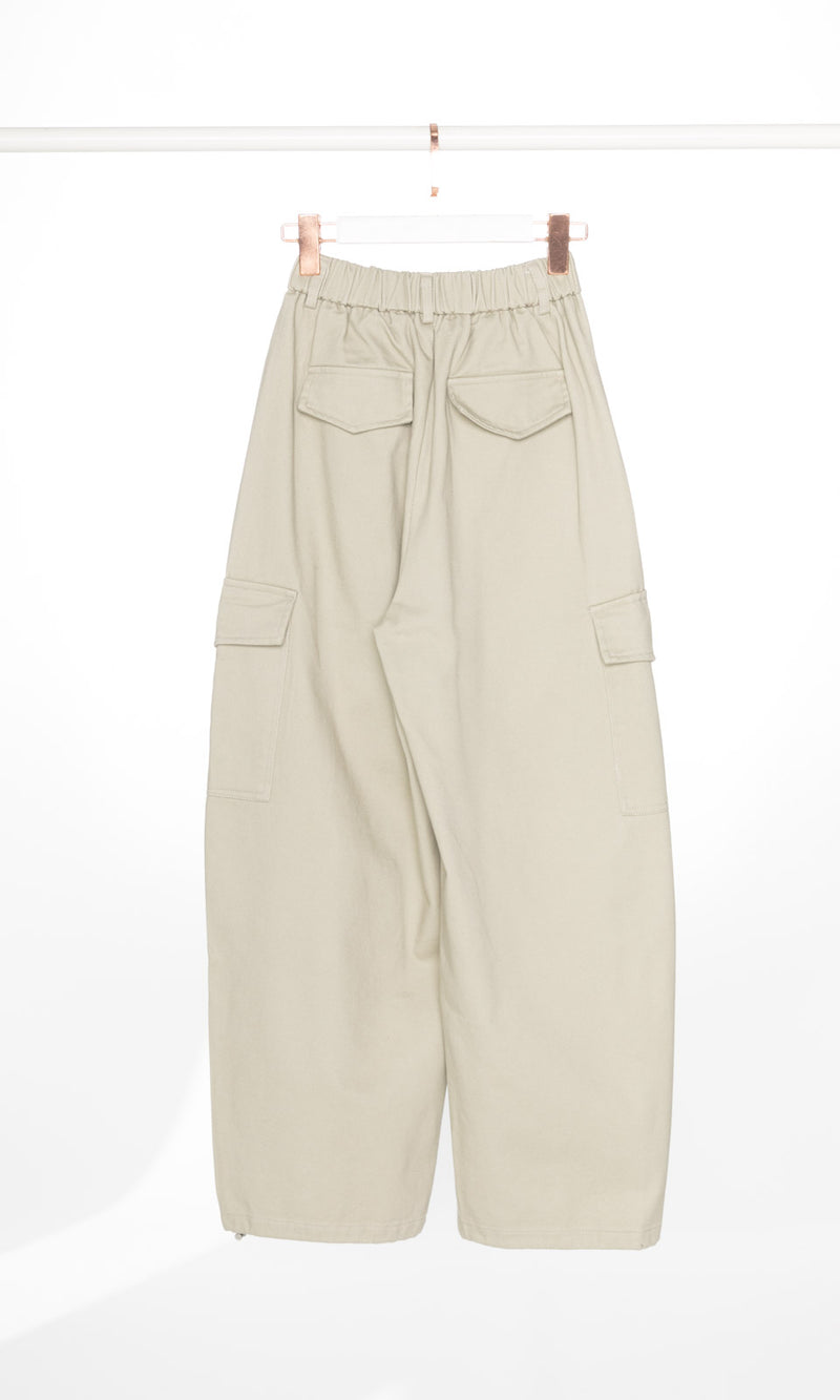 Fleece Cargo Jeans