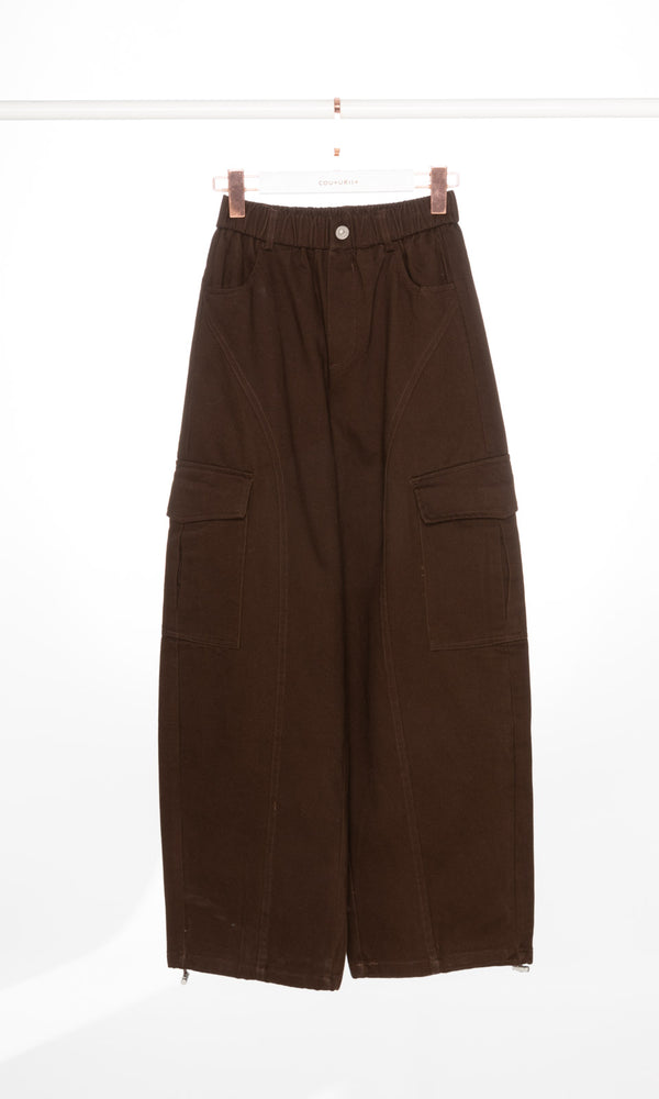 Fleece Cargo Jeans