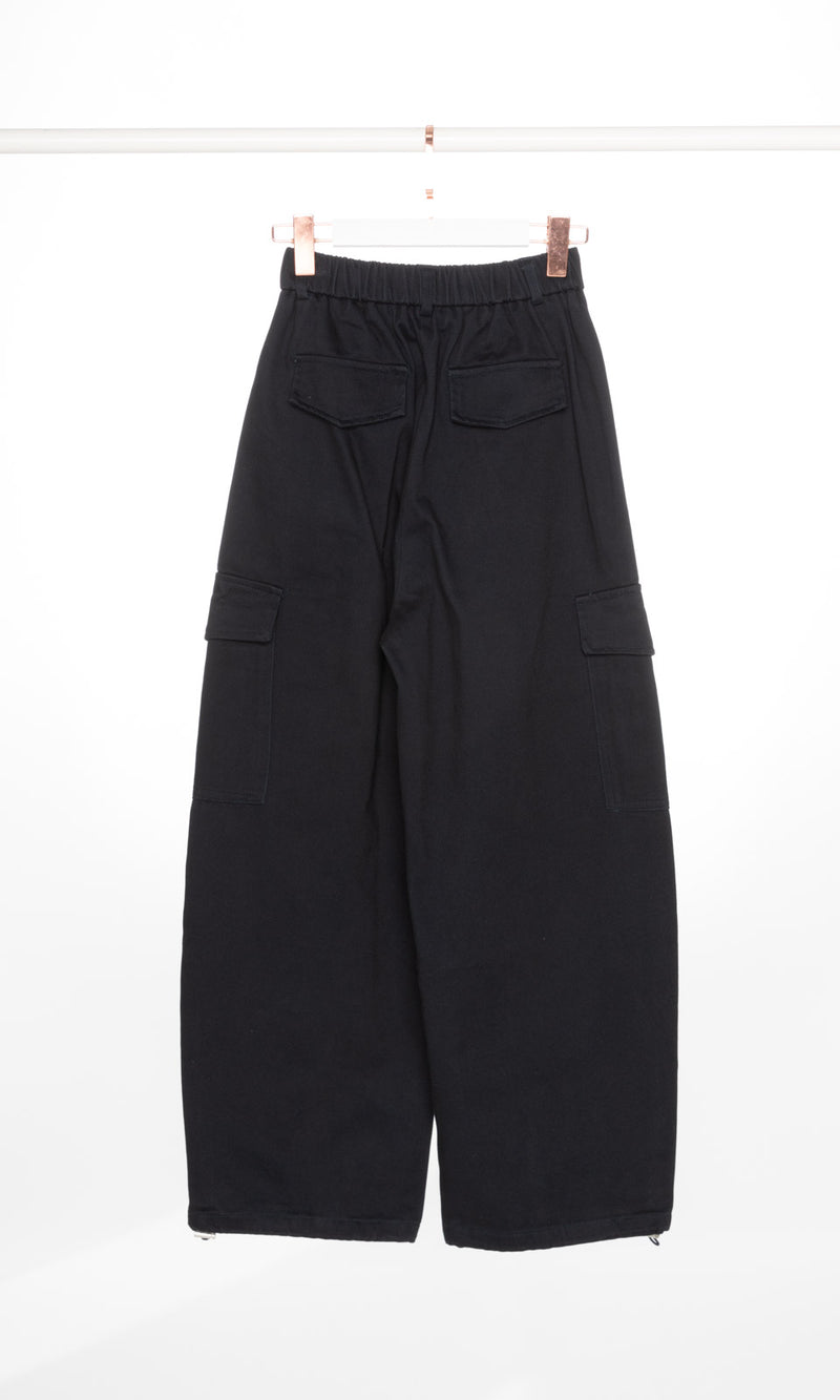 Fleece Cargo Jeans