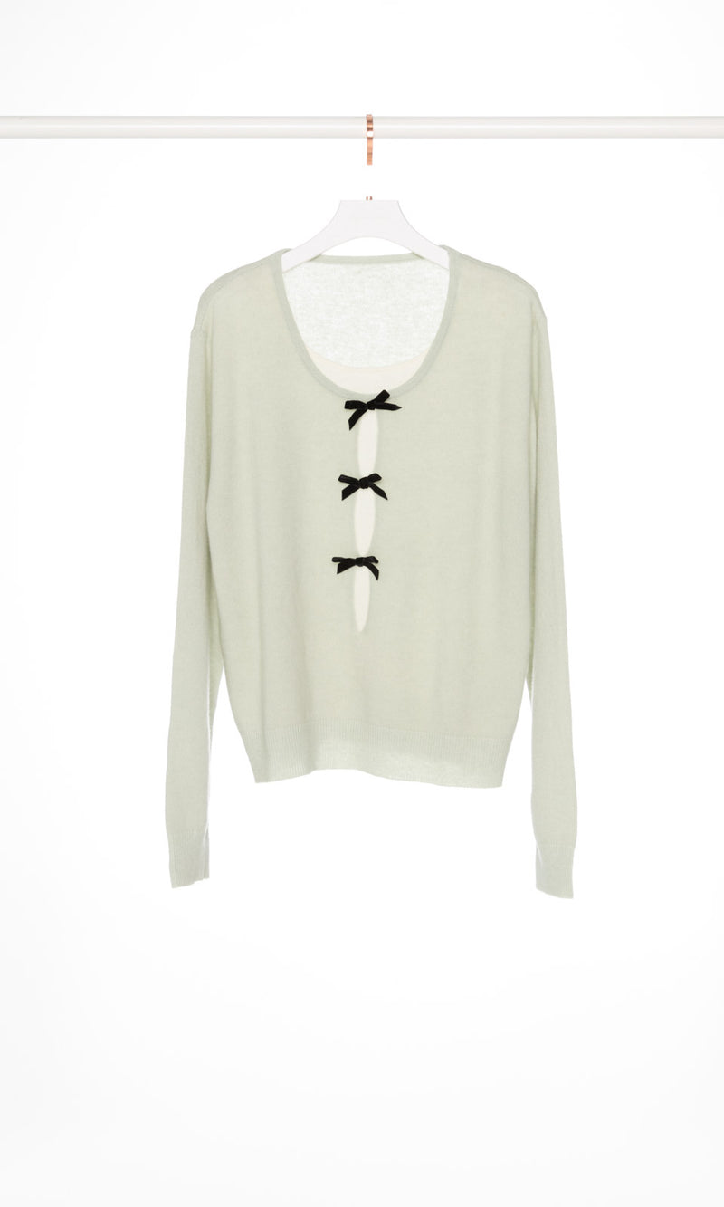 Front Bows Sweater