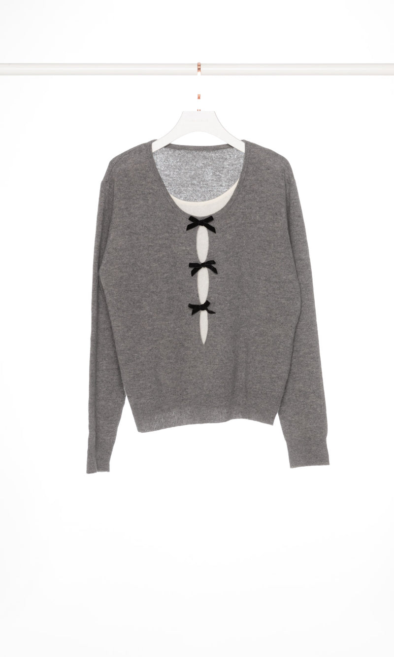 Front Bows Sweater