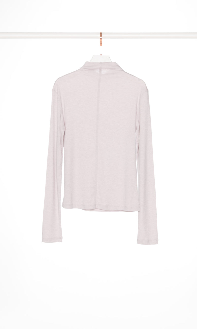 Funnel Neck Long Sleeves T-shirt