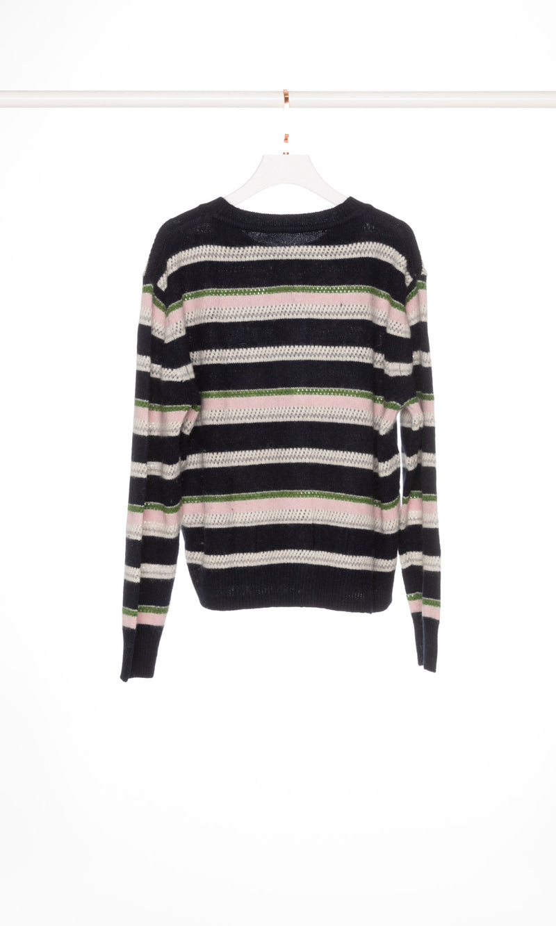 Colorful Stripe Cardigan