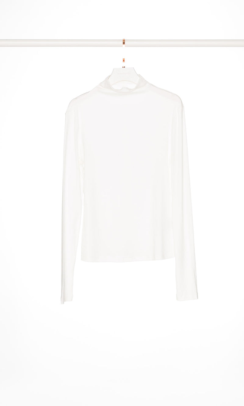 Funnel Neck Long Sleeves T-shirt