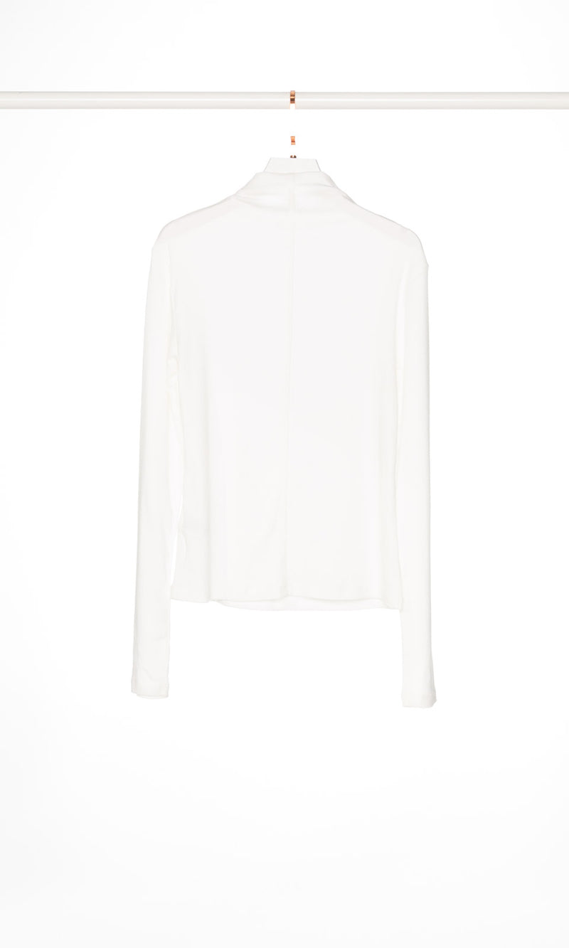 Funnel Neck Long Sleeves T-shirt