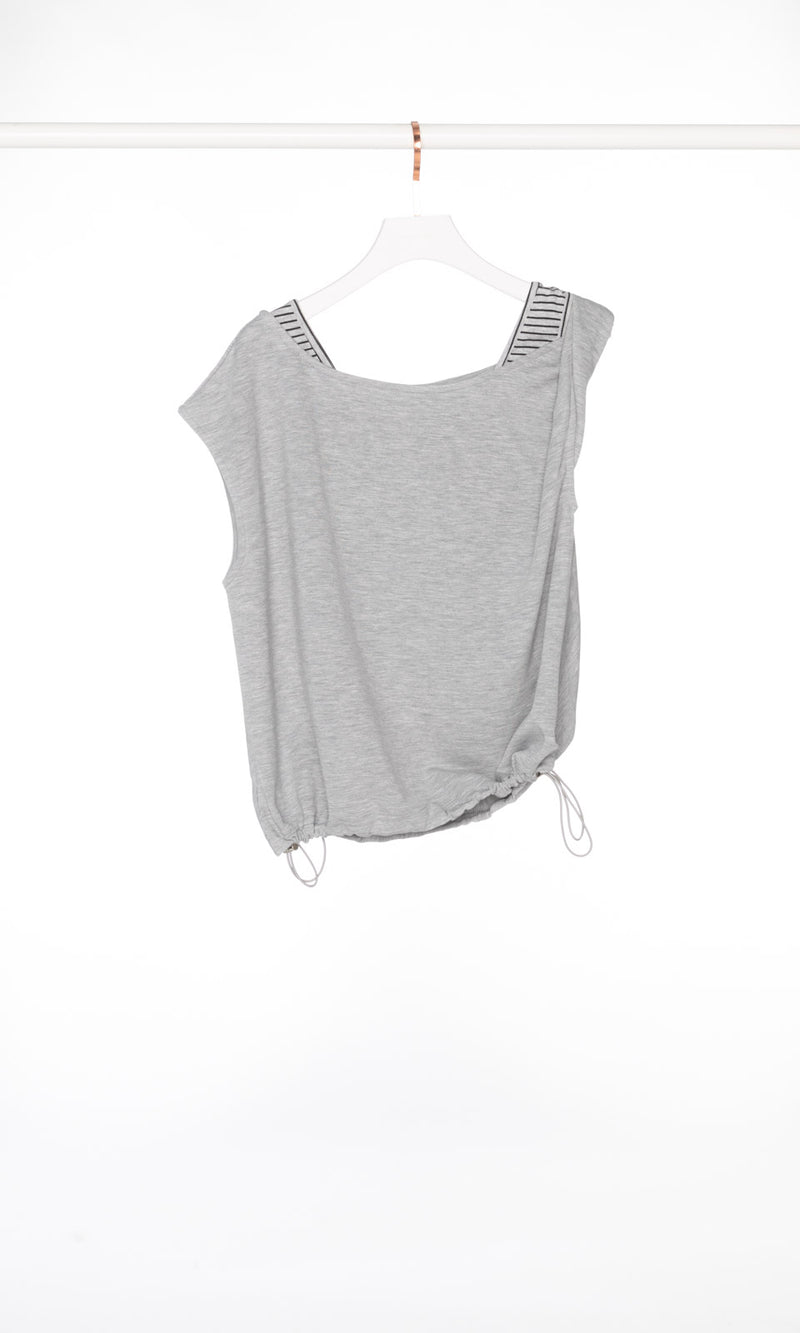 Stripe Strap Layered Tank Set | Couturist