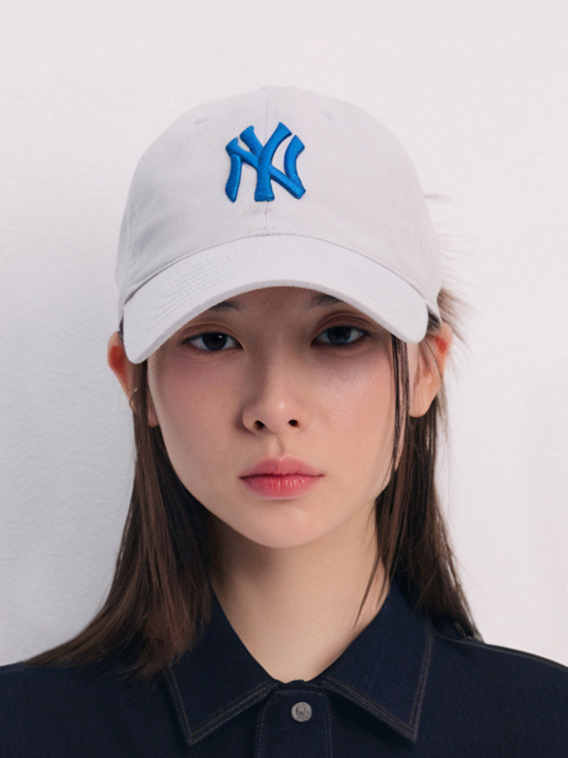 Ace Unstructured Ball Cap NY Yankees Grey