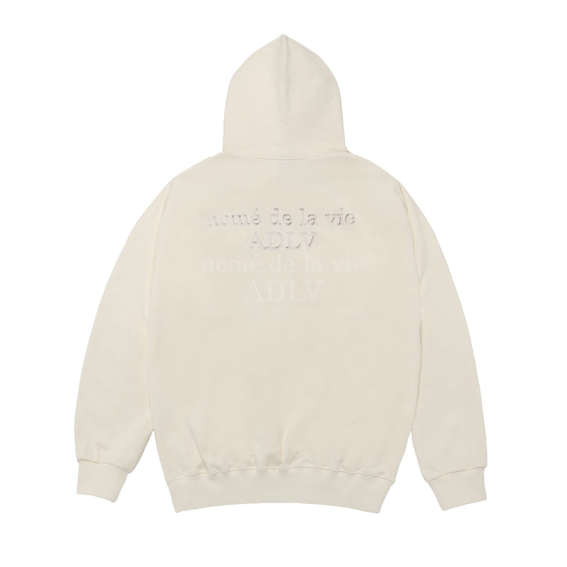 Retro Rabbit Hoodie Cream