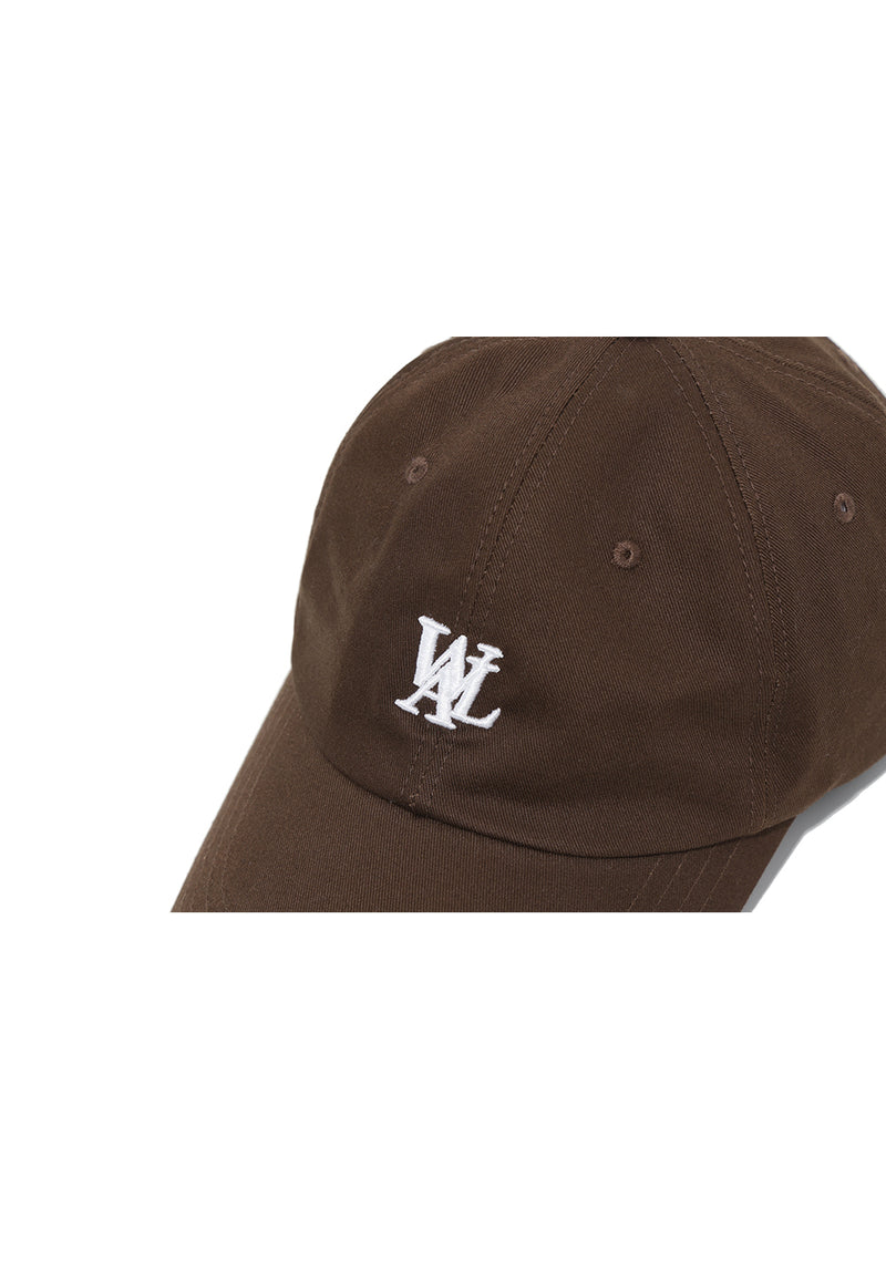 Signature Small Logo Ball Cap Brown