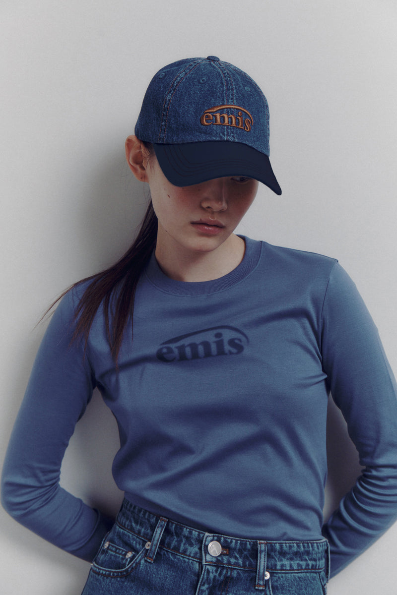 Washed Denim Ball Cap