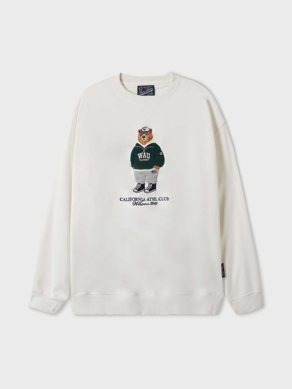 Steve Patch Sweatshirt Ivory