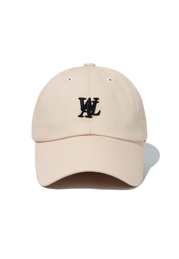 Signature Small Logo Ball Cap Beige