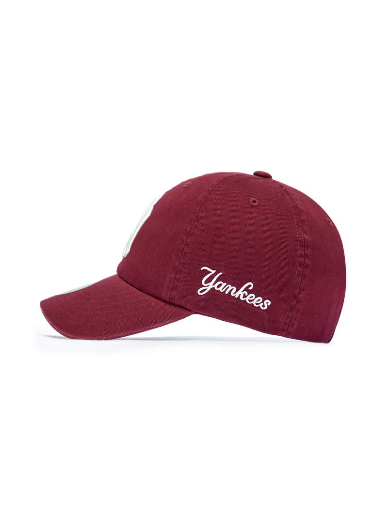 Signature Unstructured Ball Cap NY Yankees Wine