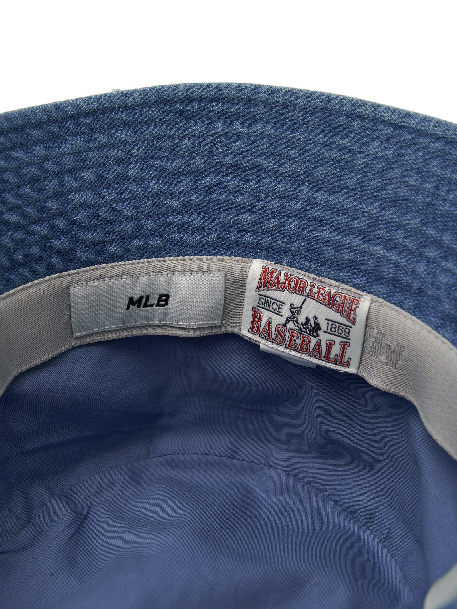 ★MLB Korea★ Basic Coopers Denim Bucket Hat NY LBlue 3AHTDS Basic Coopers Denim Bucket Hat NY Yankees Blue | MLB | Couturist