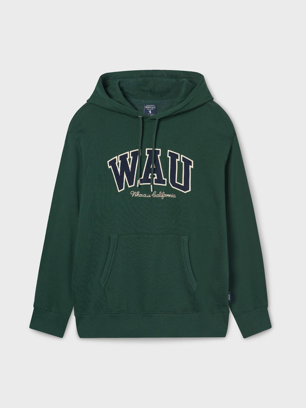 Corduroy Big Patch Hoodie Hunter Green
