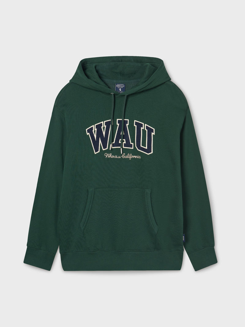 Corduroy Big Patch Hoodie Hunter Green