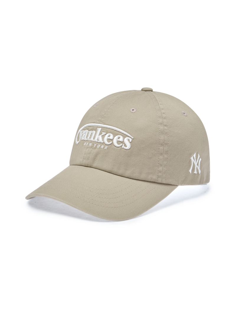 Jelly Unstructured Ball Cap NY Yankees Beige