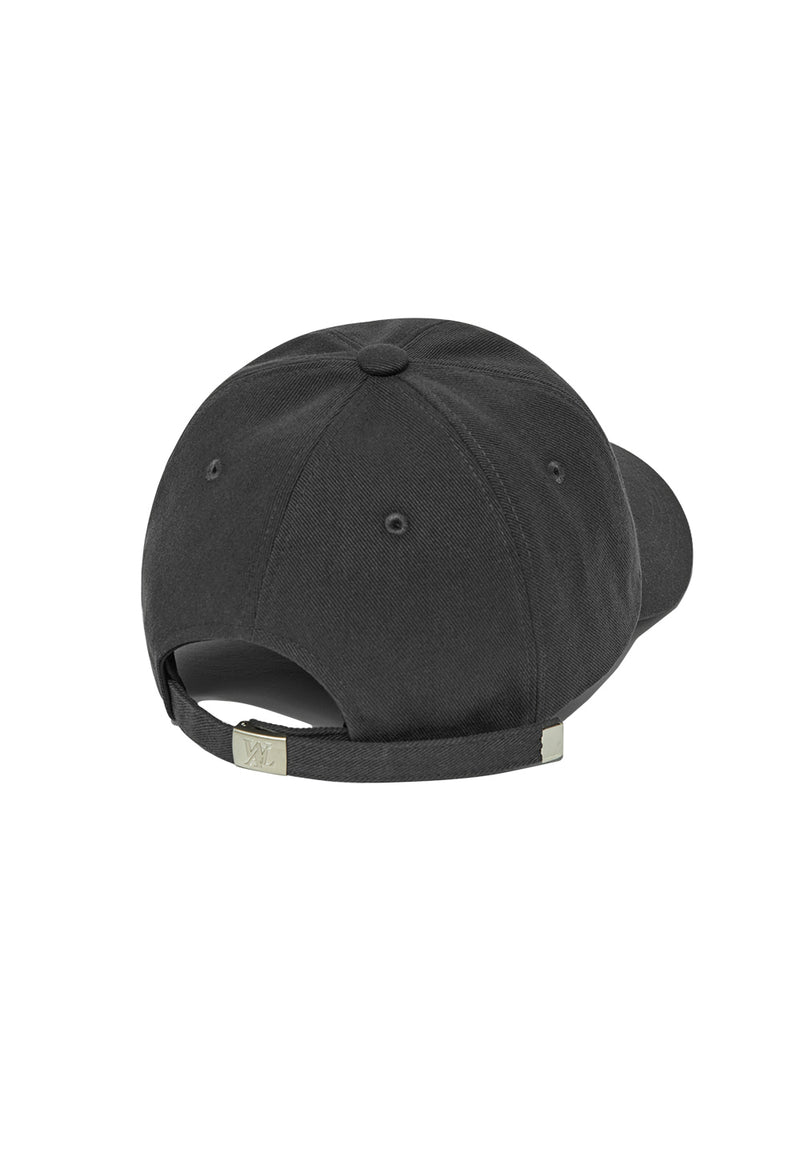 Signature Small Logo Ball Cap Charcoal