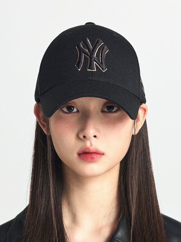 Diamond Structure Ball Cap NY Yankees Black