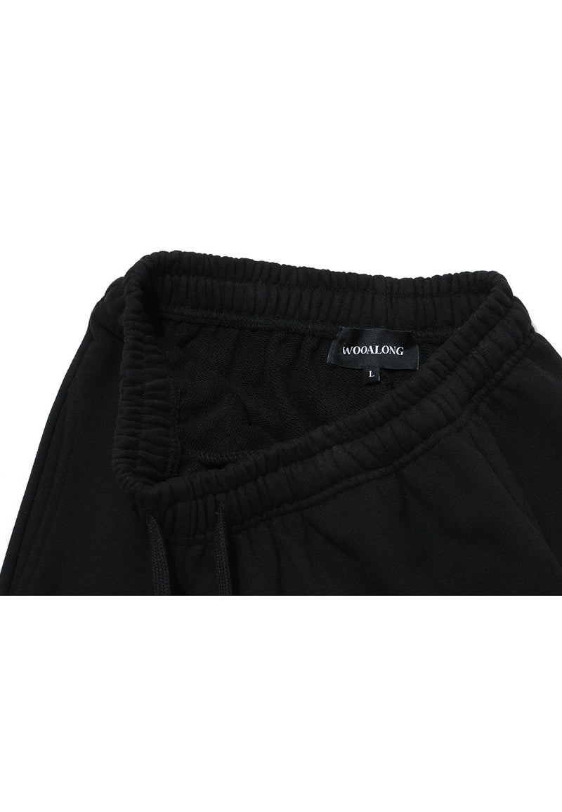 Signature Relax Wide Pants Black