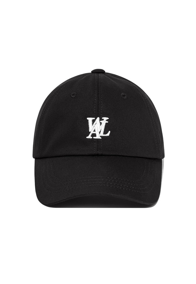 Signature Small Logo Ball Cap Black