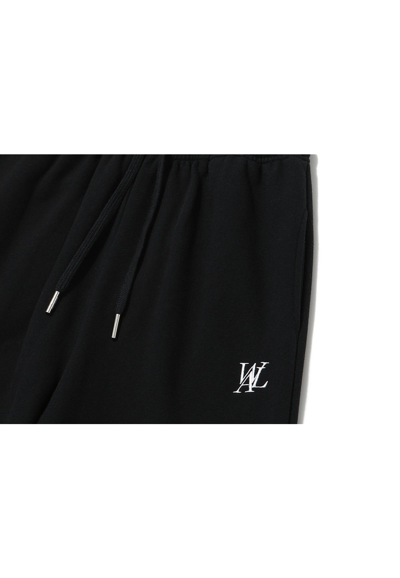 Signature Relax Wide Pants Black