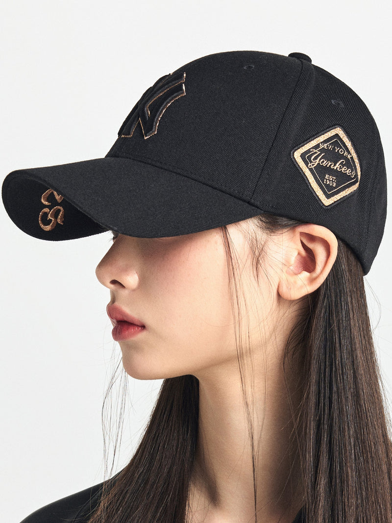 Diamond Structure Ball Cap NY Yankees Black