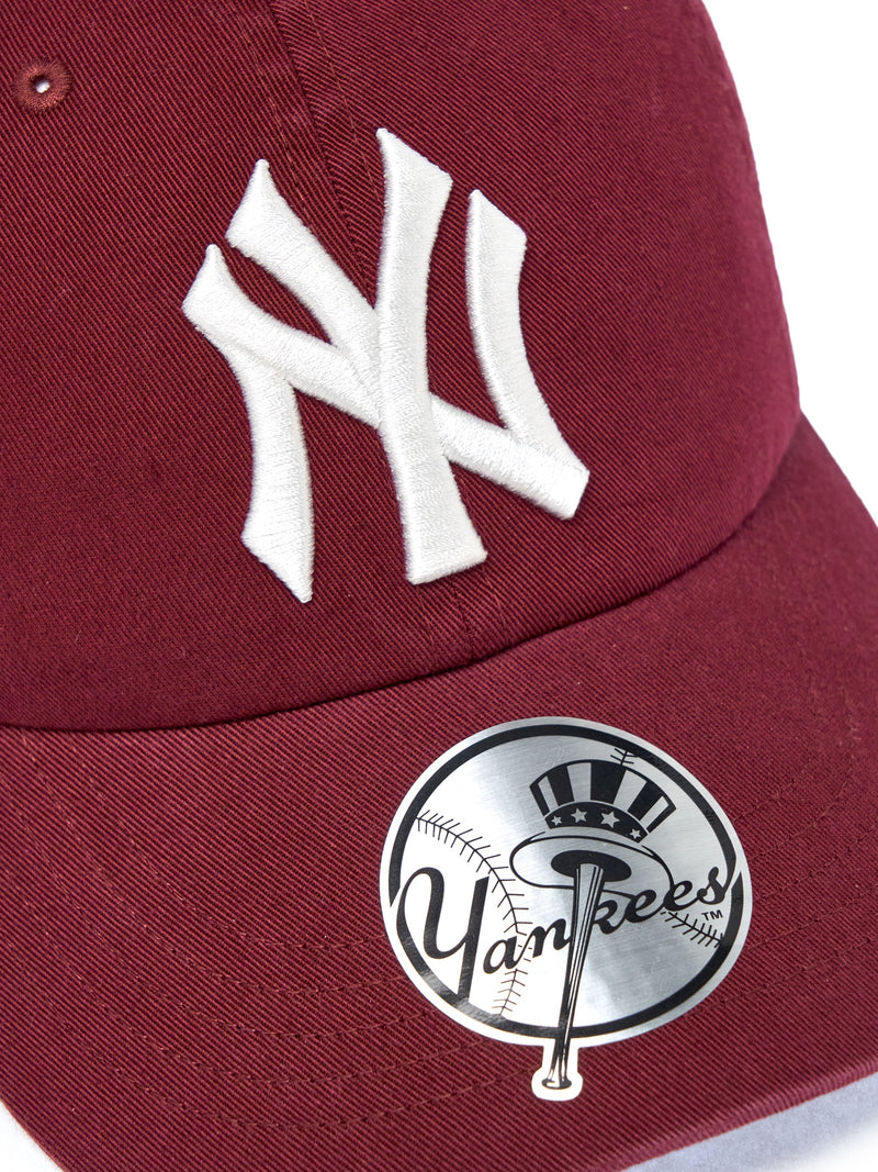 Signature Unstructured Ball Cap NY Yankees Wine