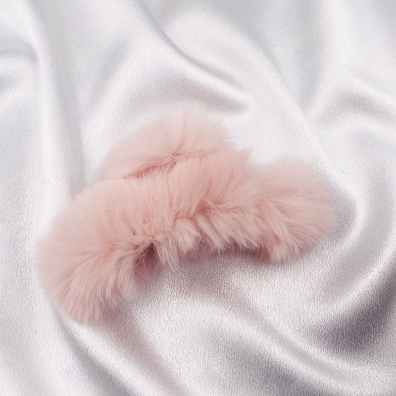 Fluffy Fur Hair Clip