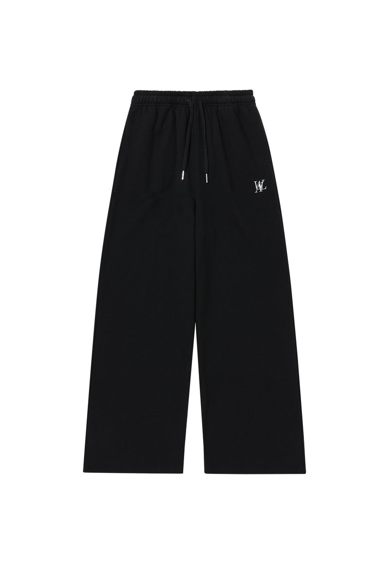 Signature Relax Wide Pants Black